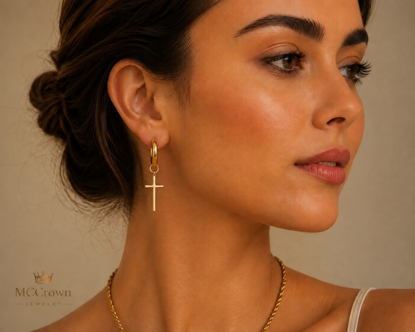 Divine Cross Earrings